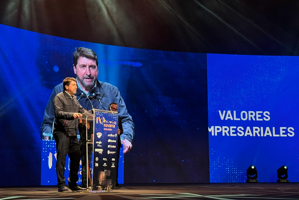 Imagen de la noticia Nuestra fábrica, ganadora del Premio Valores Empresariales de Navarra TV